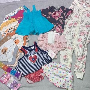 Baby girl clothes bundle All NEW!!! ❤️🍼💛